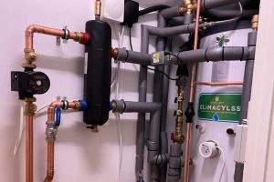 180L World Heat Domestic Hot Water Cylinder for a Heat Pump Installation - Stratford Tony - April 2022_2000x1300